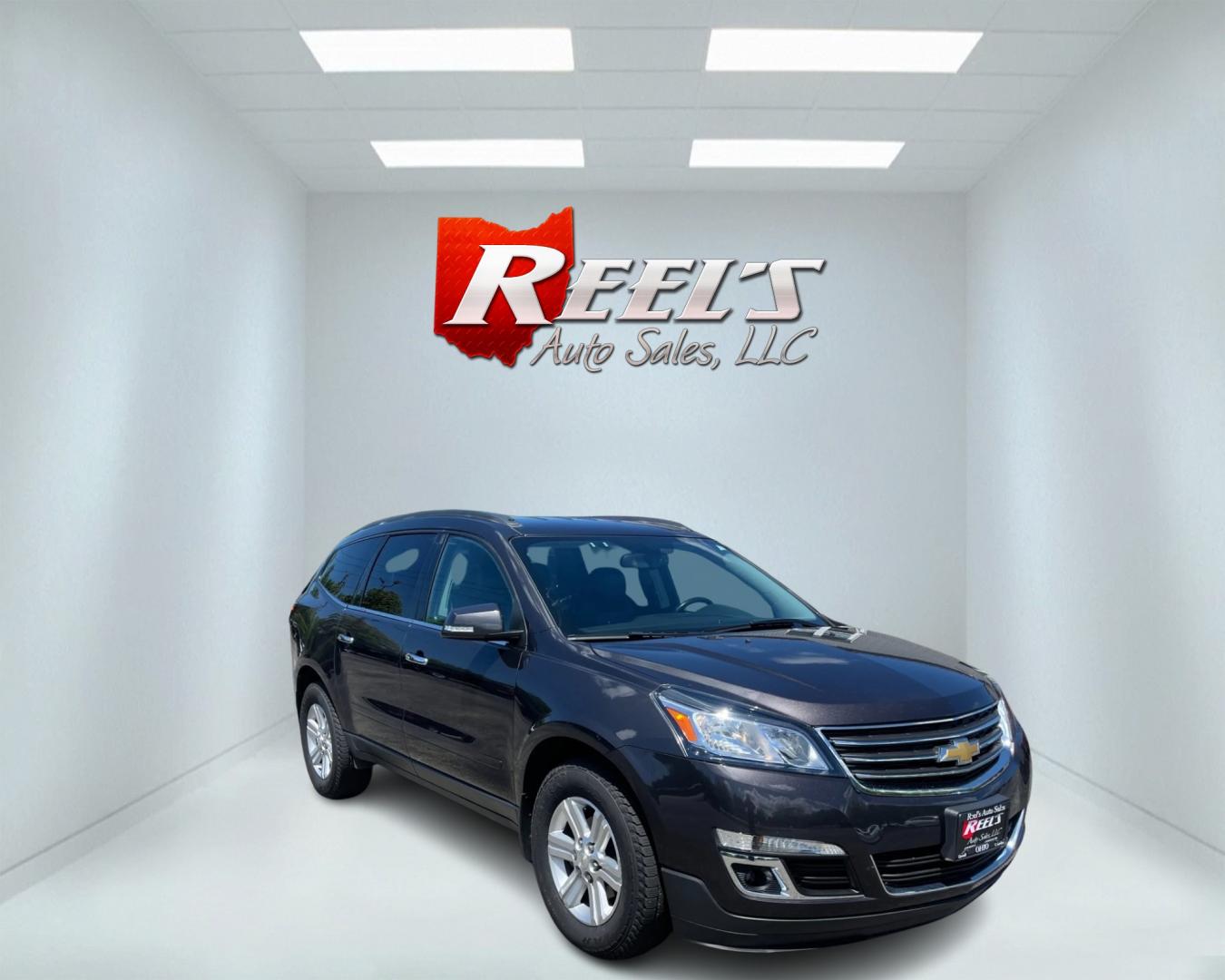 2014 Gray /Black Chevrolet Traverse 2LT AWD (1GNKVHKD9EJ) with an 3.6L V6 DOHC 24V engine, 6-Speed Automatic transmission, located at 11115 Chardon Rd. , Chardon, OH, 44024, (440) 214-9705, 41.580246, -81.241943 - Photo#2